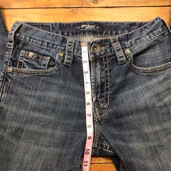 SILVER jeans Zac jeans mens blue boot cut size 29 - Picture 6 of 11